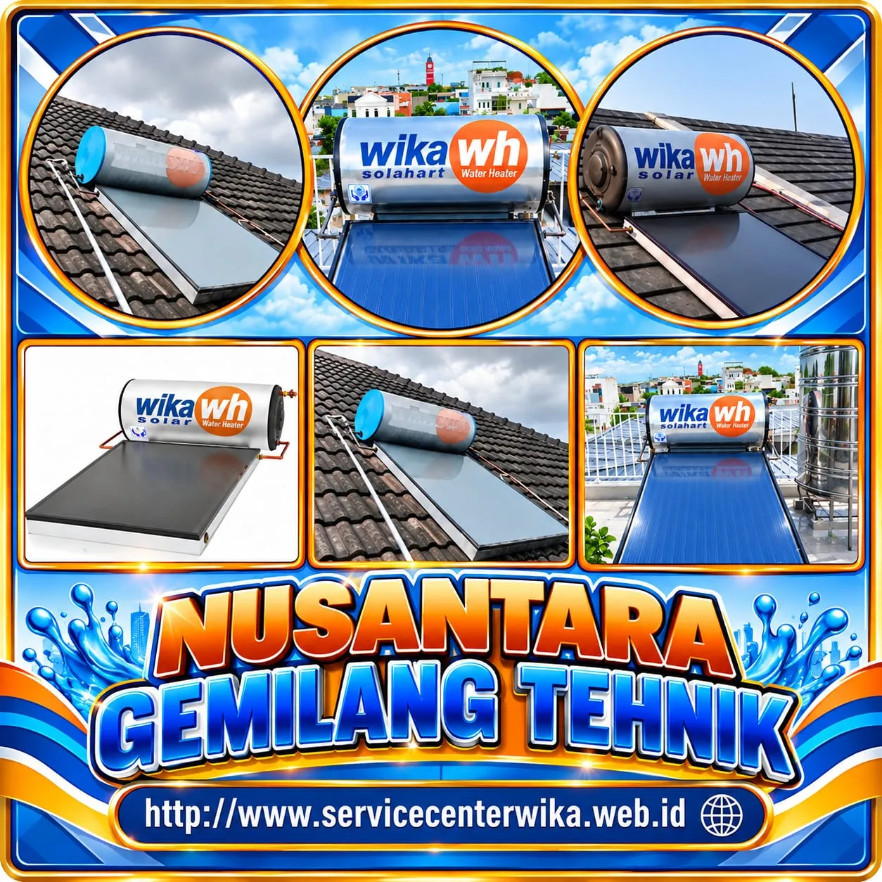 Layanan water heater Wika bermasala